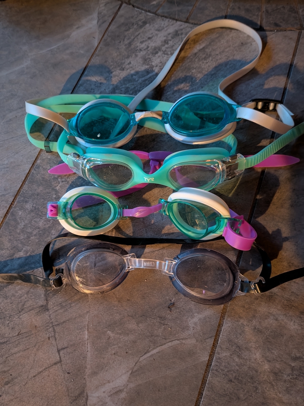 Lot of 4 kids Swimming Goggles